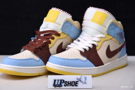 Cheap EP Rouge Chateau Air Maison x CU2803-200 Fearless  Jordan CU2803-200 Mid 1 High 0428